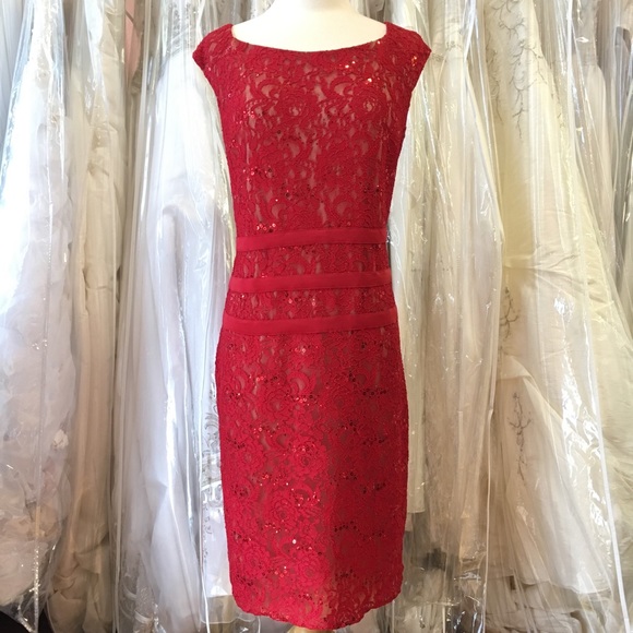 Fancy Royal Red Dress - Picture 1 of 2